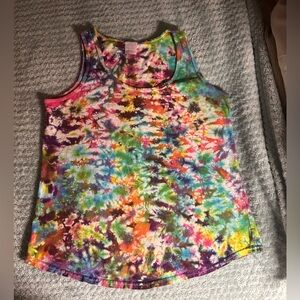 Colorful Tie-Dye Tank Top
